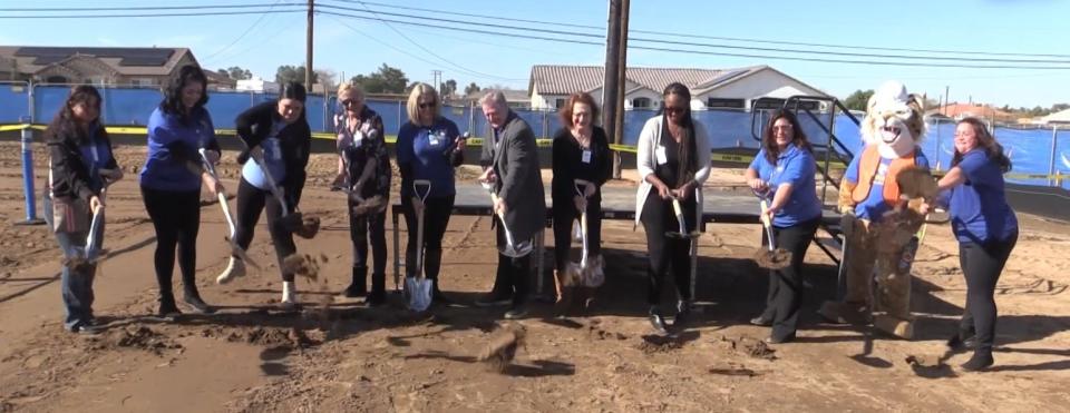 A new Pathways to College campus broke ground on Thursday, Dec. 28 on 25.7 gross acres of land south of Mojave Street between Third Avenue and Hesperia Road.