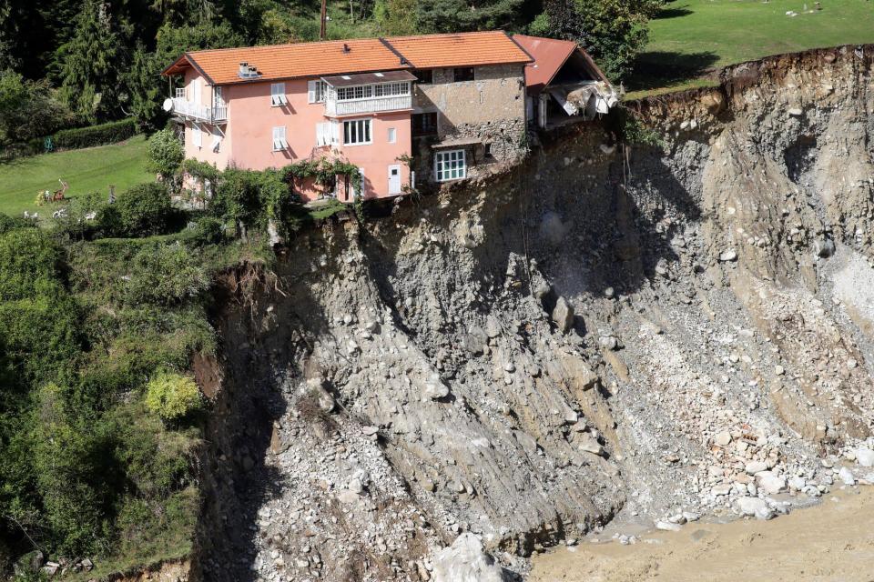 Les dégâts dans les Alpes-Maritimes  - Valery HACHE / AFP