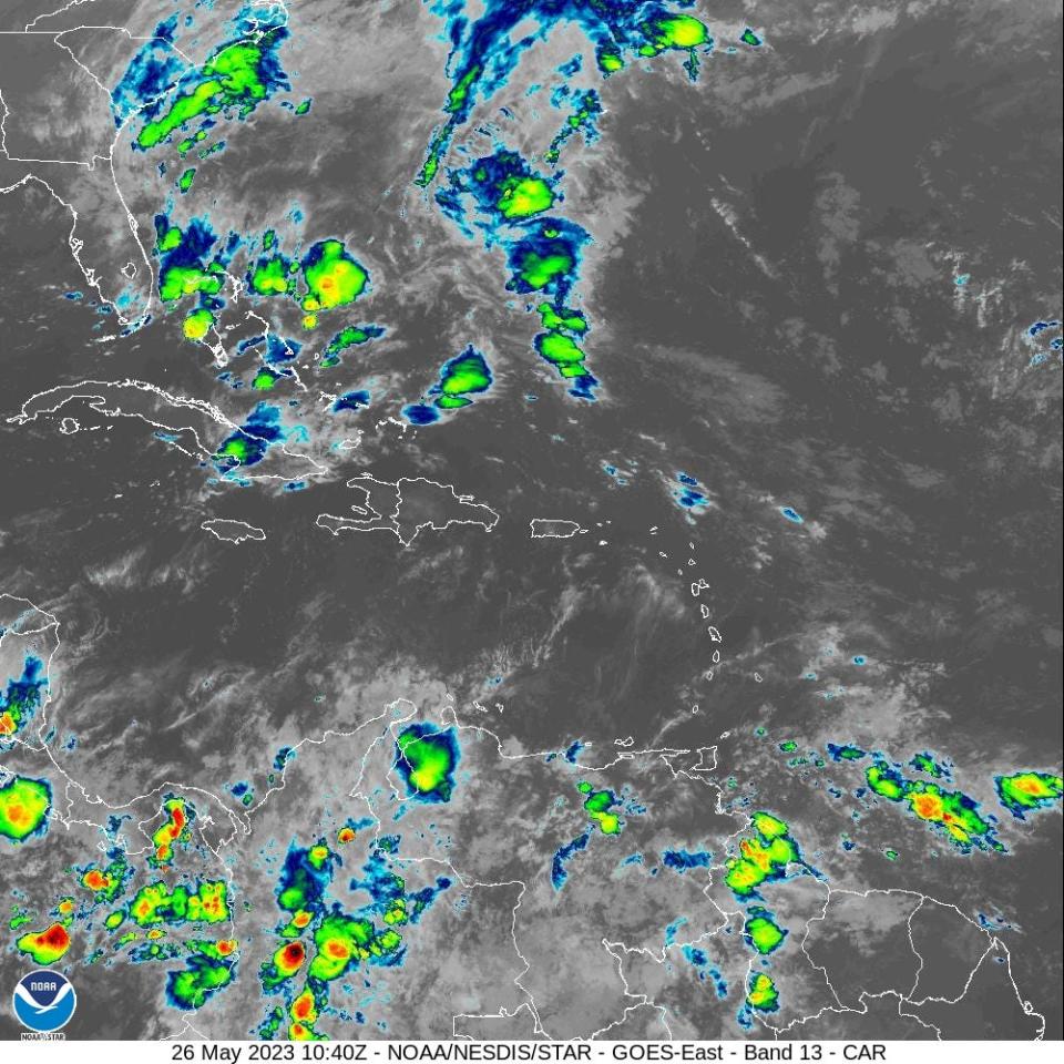 Tropical conditions 7 a.m. May 26 2023.