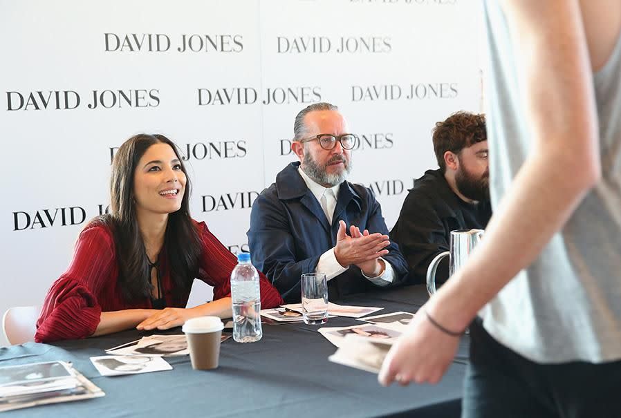 Jessica Gomes on the casting desk. Photo: Getty Images.