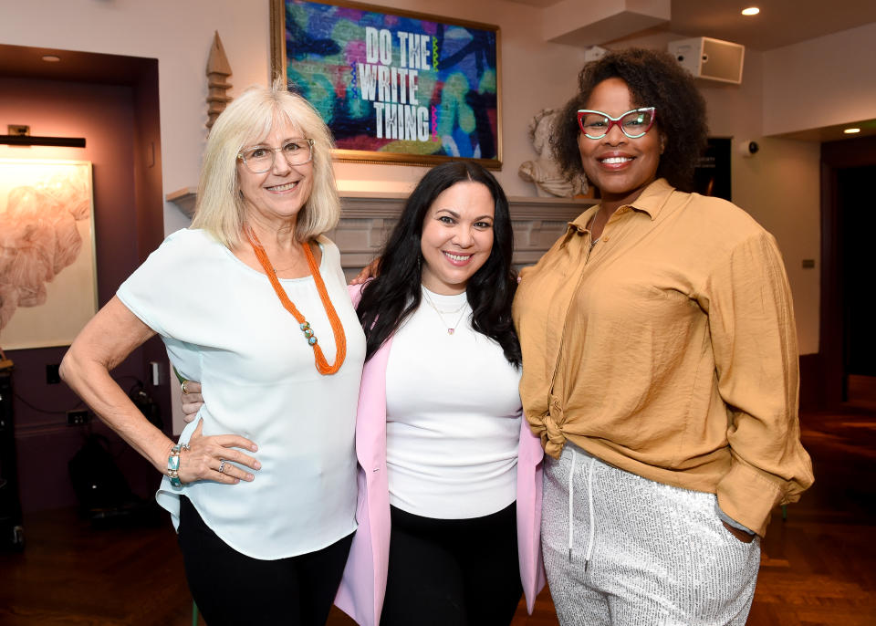 Kate Folb, Gloria Calderón Kellett and Zoanne Clack