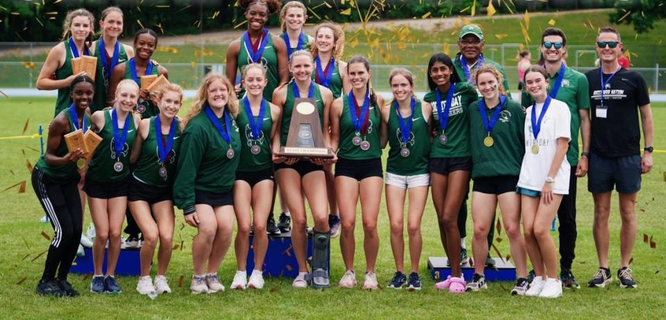 Charlotte Country Day won its second straight NCISAA Division I girls’ state track championship Saturday