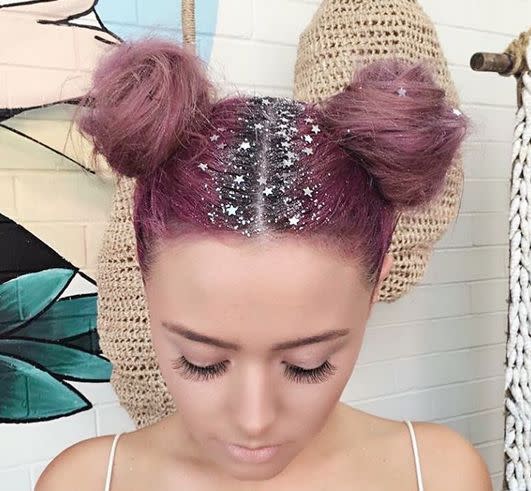 Glitter roots