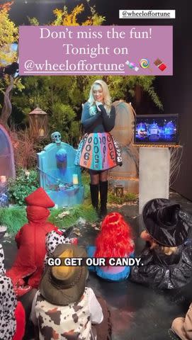 <p>Maggie Sajak/Instagram</p> Maggie was the 'candy coach' for children on set of the show Tuesday