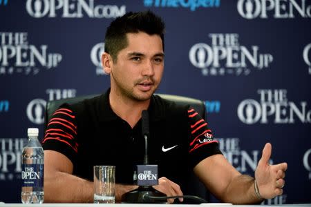 Golf - The 146th Open Championship - Royal Birkdale - Southport, Britain - July 19, 2017 Australia’s Jason Day during a press conference ahead of The Open Championship REUTERS/Hannah McKay