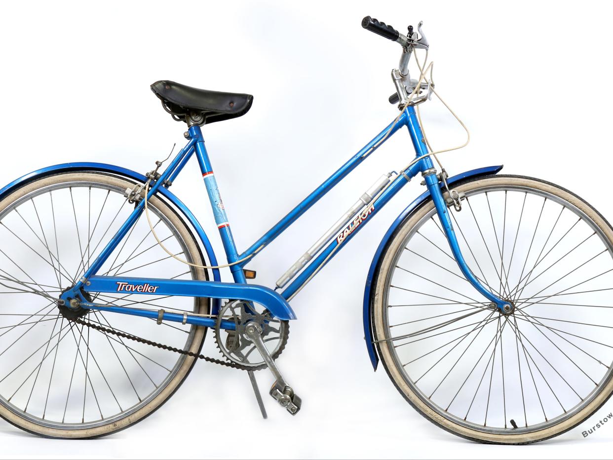 <p>The 1970s Rayleigh Traveller bike formerly belonging to Princess Diana</p> (Burstow & Hewett)