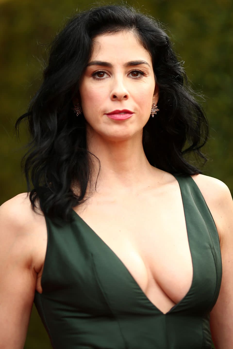 <p>The comedian and actress expressed her dislike for alcohol in a <a href="http://www.dailymail.co.uk/tvshowbiz/article-2734355/Sarah-Silverman-reveals-liquid-vaporiser-dashing-barefoot-collect-Emmy-gushing-My-Mr-Fancypants-Sheen.html" rel="nofollow noopener" target="_blank" data-ylk="slk:red carpet interview" class="link rapid-noclick-resp">red carpet interview</a> at the 2014 Emmys where she tells E!'s Giuliana Rancic, "I don't drink because it gives me a stomach ache," and further explaining "I try all the time, it looks good and I feel like I would have fun being drunk, but I have a Jewish stomach."</p>