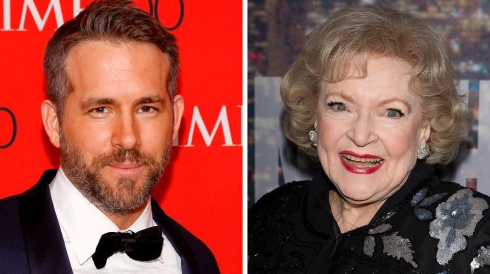 Betty White recently presented Ryan Reynolds with a golden opportunity to be very Ryan Reynolds-y.