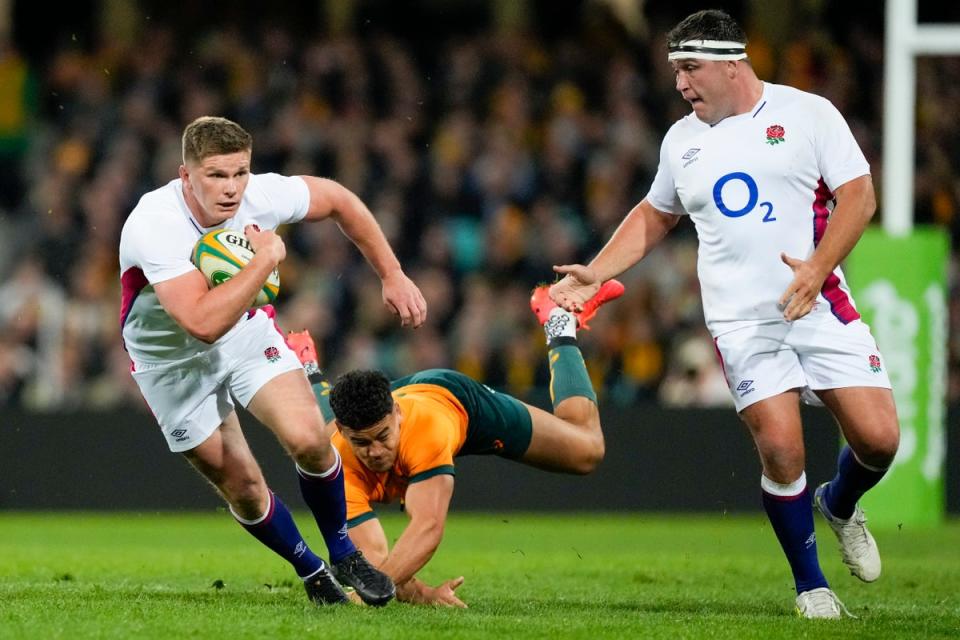 Owen Farrell (left) has linked well with Smith (Mark Baker/AP) (AP)