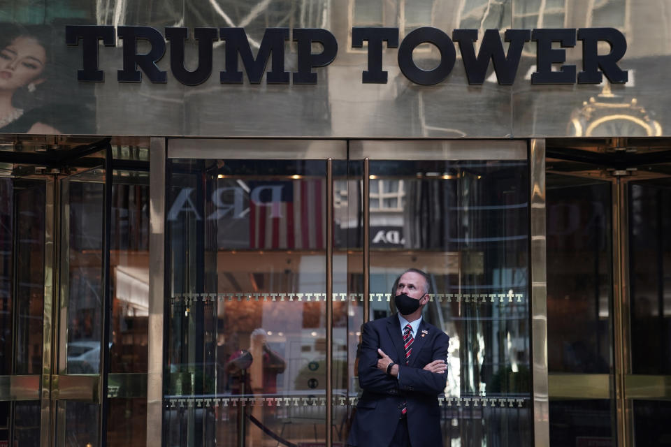 Trump Tower is pictured in the Manhattan borough of New York City, New York, U.S., September 28, 2020.  REUTERS/Carlo Allegri