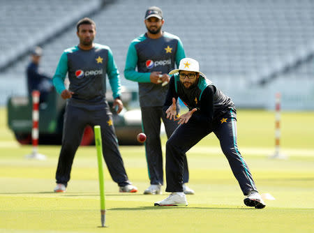 Cricket - Pakistan Nets - Lord's Cricket Ground, London, Britain - May 22, 2018 Pakistan's Imam Ul Haq during nets Action Images via Reuters/John Sibley