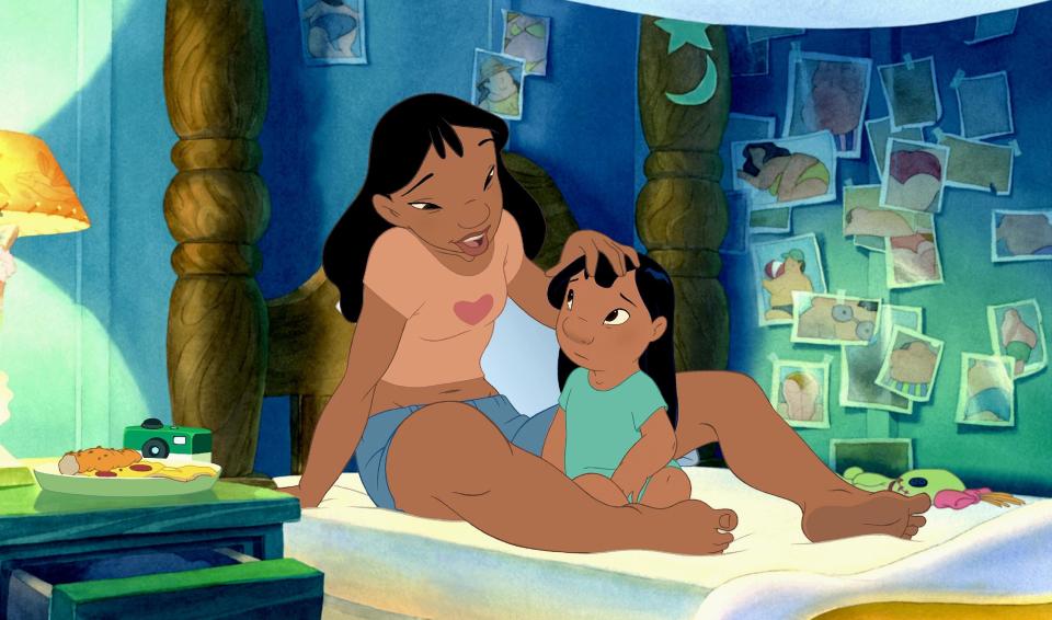 A still from 2002's Lilo and Stitch