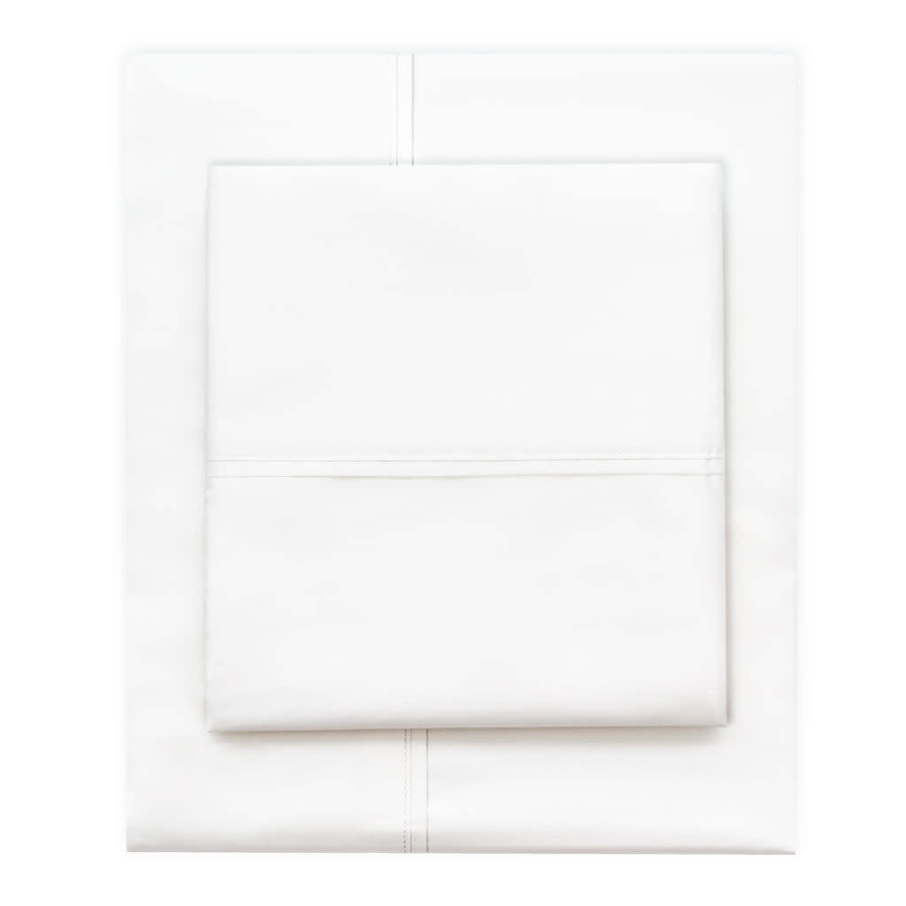 Soft White 400 Thread Count Sheet Set (Fitted, Flat, & Pillow Cases) (DIFFBOT)