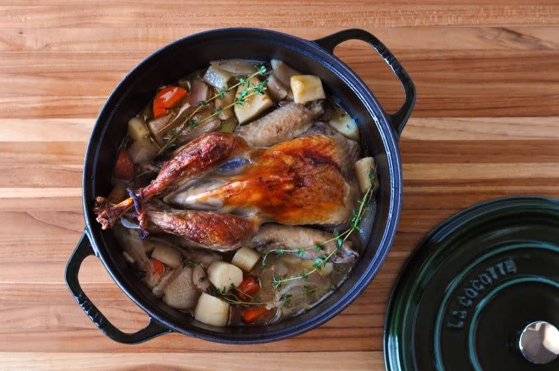 Braised Guinea Hen