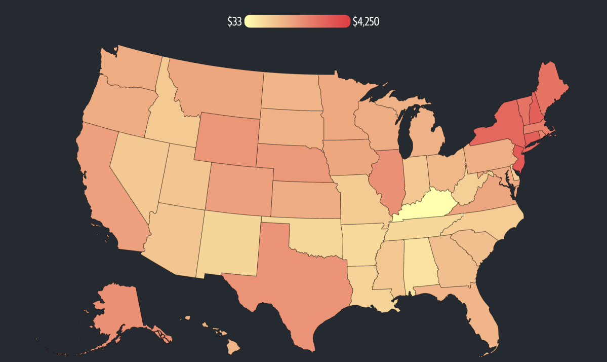Maps: Best and worst states for taxes in 2023