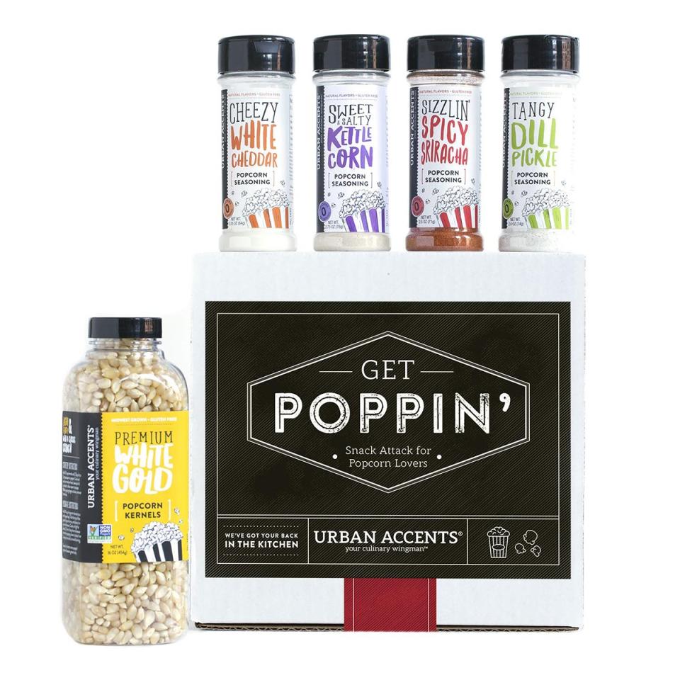 Urban Accents Get Poppin’ Gourmet Popcorn Seasoning Gift Set