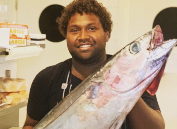 Photo of Mr Mainwaring, co-owner of East Perth's Co-Op Dining restaurant.