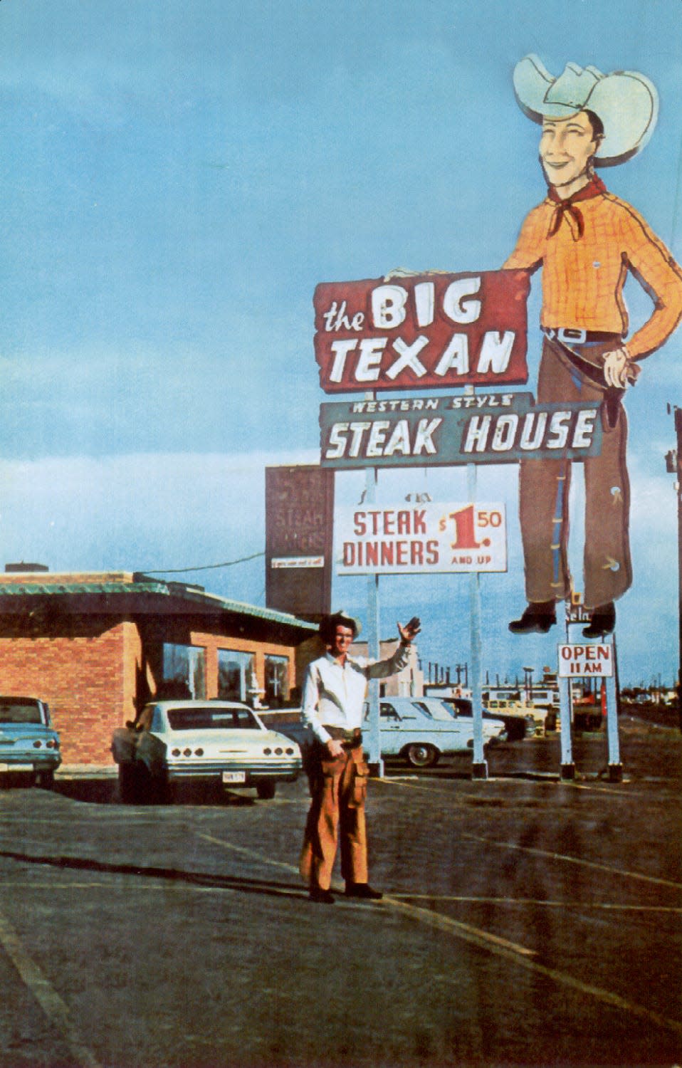The original Big Texan Steak House was established on Route 66 in 1960.