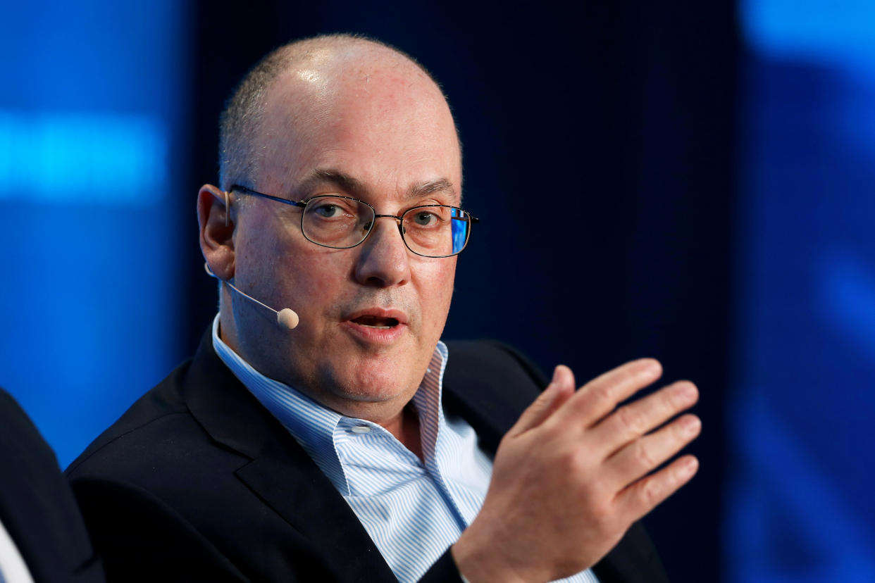 Steven Cohen, Chairman and CEO of Point72 Asset Management, speaks at the Milken Institute Global Conference in Beverly Hills, California, U.S., May 2, 2016. REUTERS/Lucy Nicholson/File Photo