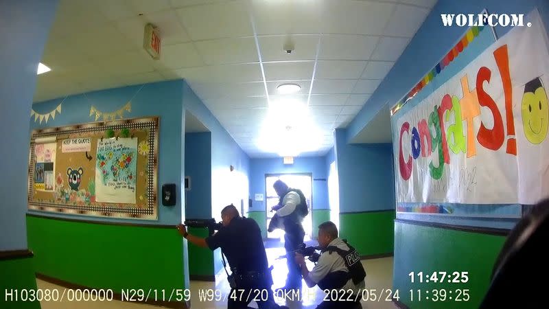 Robb Elementary school police bodycam video during deadly attack in Uvalde