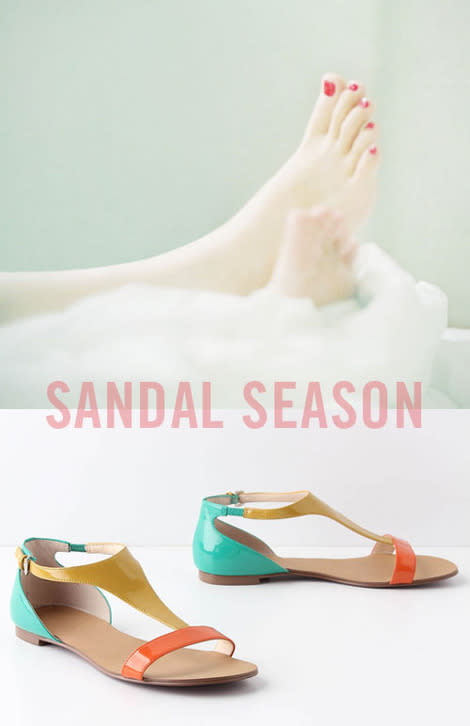 5 Colorful Summer Sandals