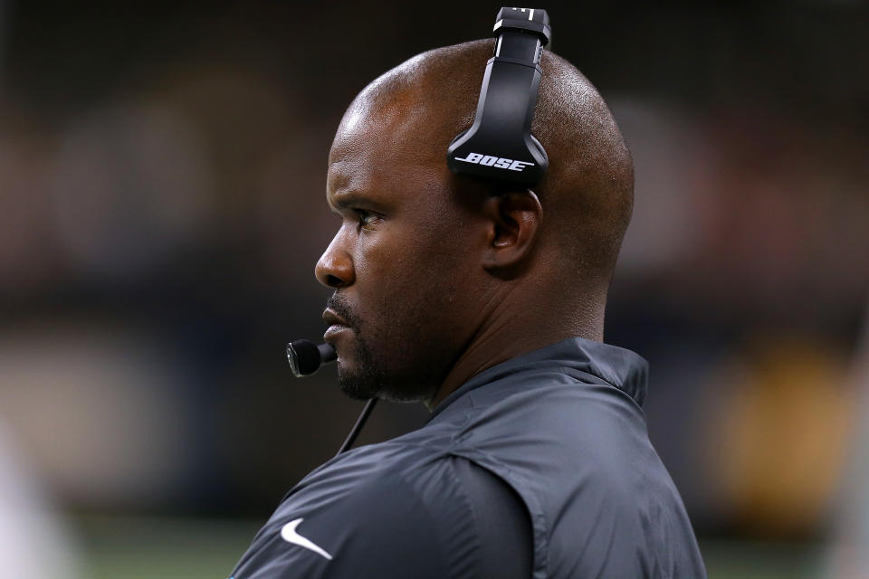 Miami coach Brian Flores insisted on Sunday that the team isn't tanking despite a series of trades this weekend for a massive haul of draft picks.