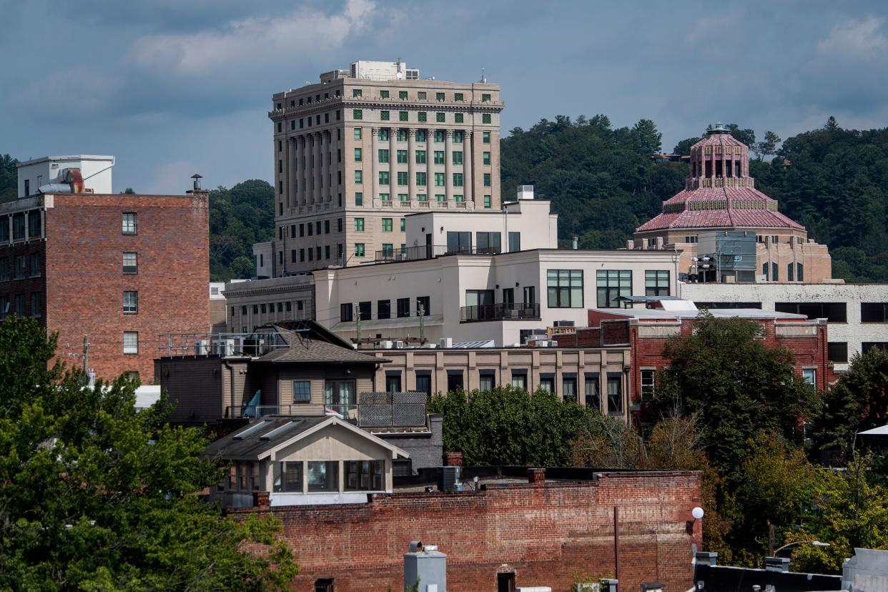 The Buncombe County Courthouse and Asheville City Hall, August 21, 2023.