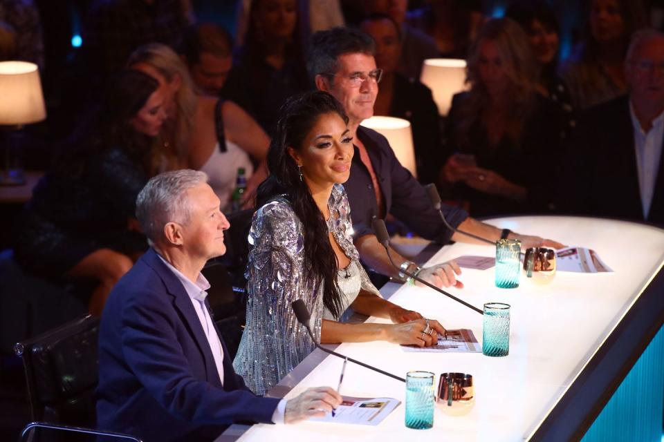 the x factor, louis walsh, nicole scherzinger, simon cowell