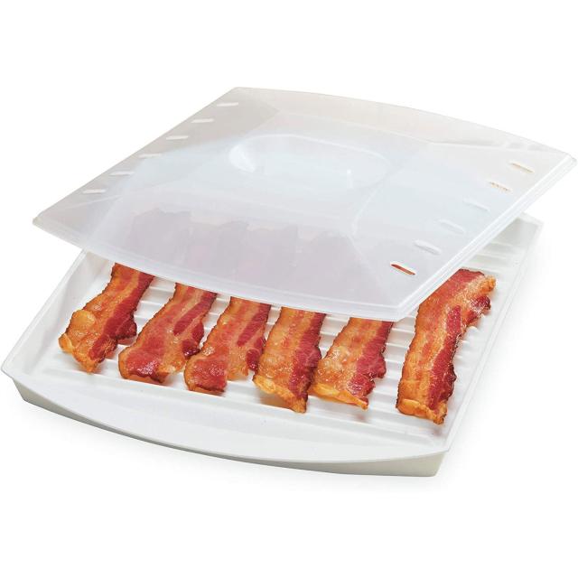 This $10 Microwave Gadget Cooks Bacon to Perfection in Minutes