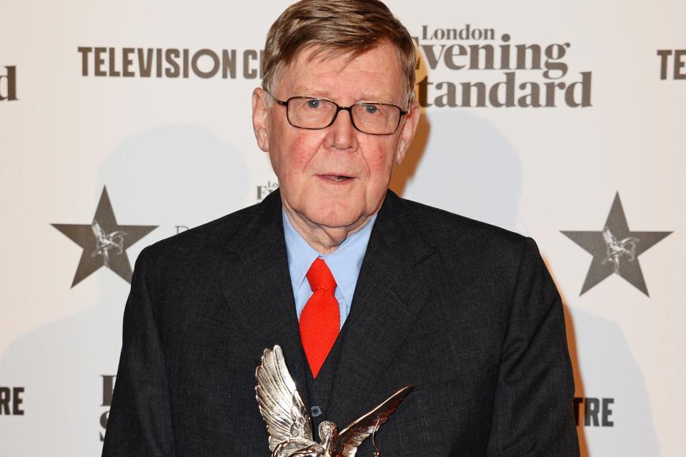 Not slowing down: Alan Bennett with his Special Award: Dave Benett