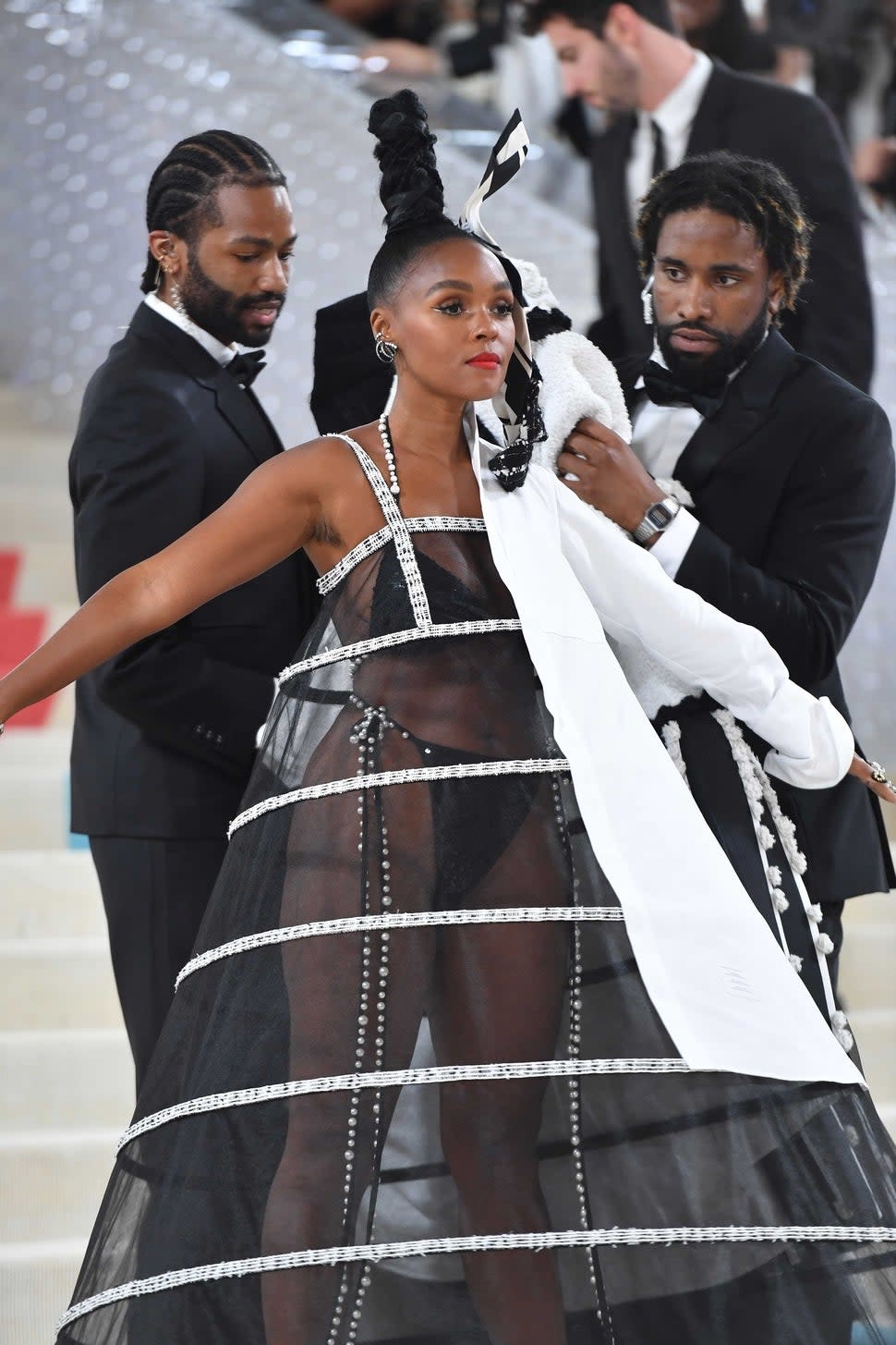 Janelle Monáe Pulls Off Wild, Revealing Dress Transformation at 2023 Met Gala