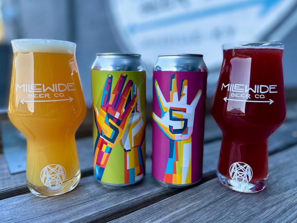 Mile Wide Brewing Co. is launching two December beers in celebration of its 5th anniversary, including 5th Anniversary Double Dry-Hopped Double Northeast IPA and 5th Anniversary Double Fruited American Sour Ale.