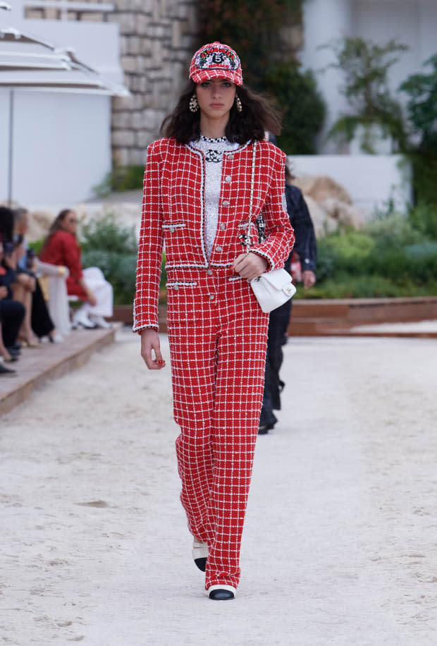 <p>A look from the Chanel Cruise 2022 collection. Photo: Courtesy of Chanel</p>