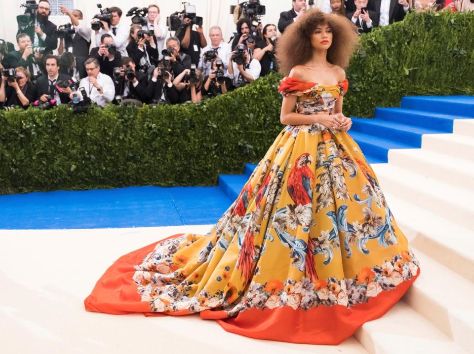 Zendaya at the Met Gala 2017 (Charles Sykes/Invision/AP)