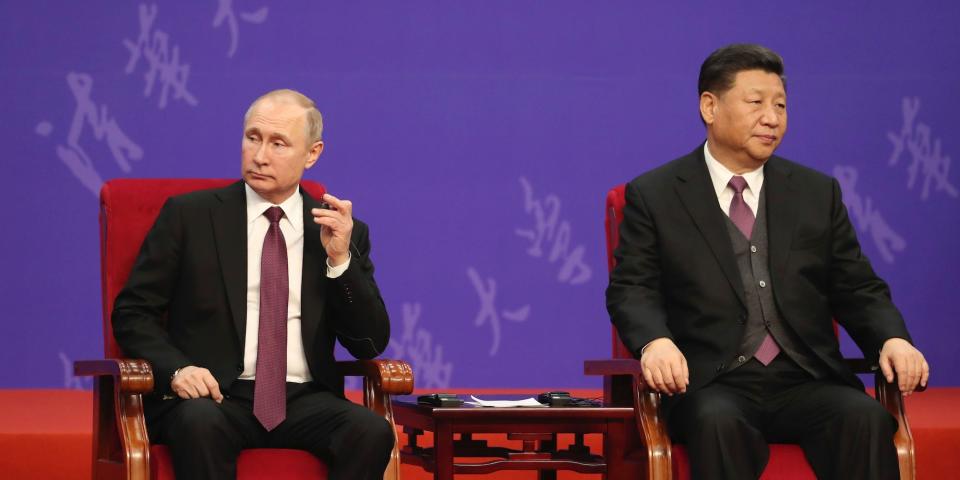 Vladimir Putin and Xi Jinping