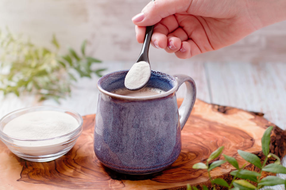 Collagen coffee. (Getty Images)