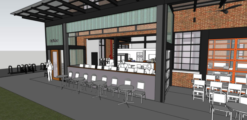 The new cafe in the works at Radio Milwaukee in Walker's Point will be called Deadwax, named for the space between the last song on a vinyl record and the label.