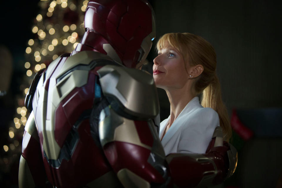 Robert Downey Jr. and Gywneth Paltrow in Marvel Studios' "Iron Man 3" - 2013
