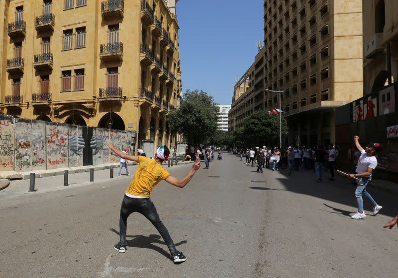 Protest against the government performance and worsening economic conditions, in Beirut