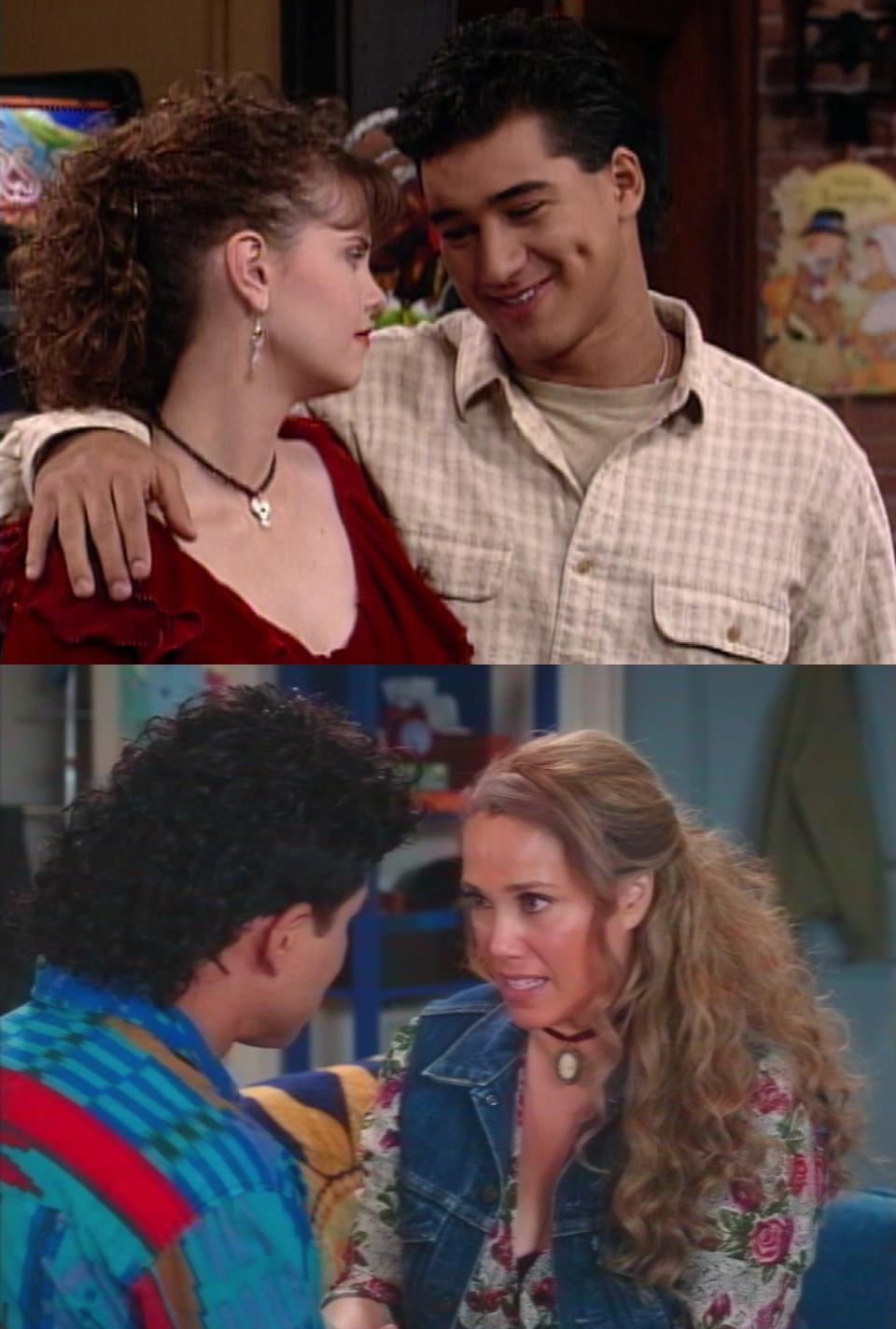 Slater misremembering Jesse being in Saved by the Bell: College Years