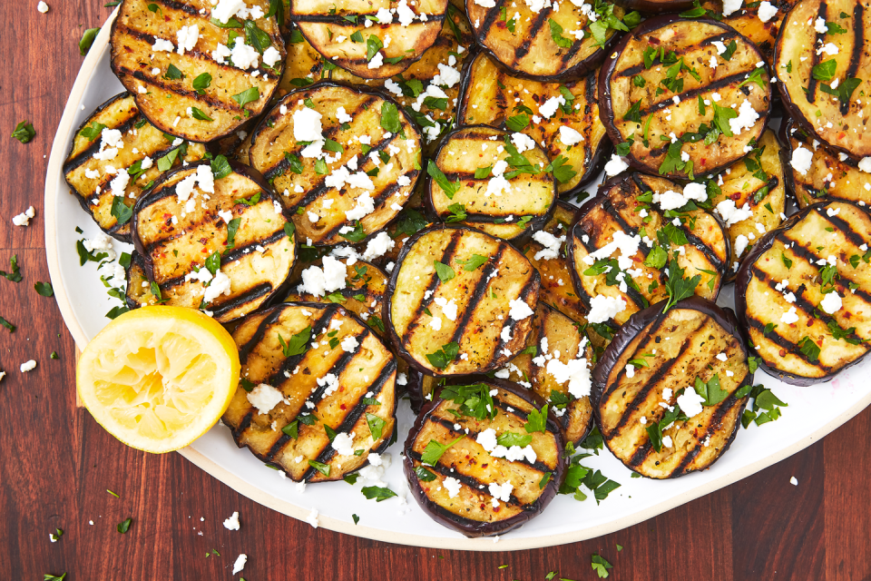 Mediterranean Grilled Eggplant