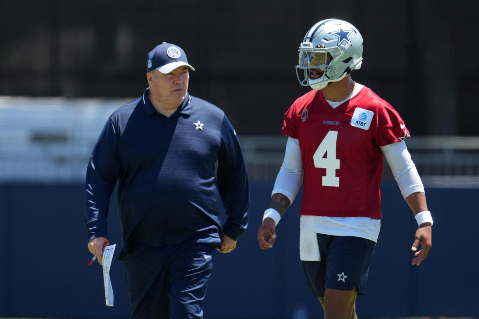 Mike McCarthy, Dak Prescott and the Cowboys are trying to cut down on the interceptions this year. Here's how. (Kirby Lee-USA TODAY Sports)