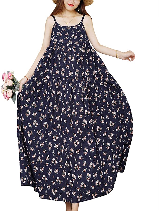 YESNO Bohemian Floral Print Empire Waist Dress (Photo: Amazon)