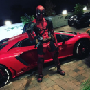 <p>Look out, Ryan Reynolds? The rapper went all out with his <i>Deadpool</i> costume, complete with red-hot wheels. The costume, of course, included a gun — though the timing is a <a rel="nofollow" href="https://www.yahoo.com/celebrity/chris-brown-released-jail-posting-081200449.html" data-ylk="slk:little awkward;elm:context_link;itc:0;sec:content-canvas;outcm:mb_qualified_link;_E:mb_qualified_link;ct:story;" class="link  yahoo-link">little awkward</a> on that. But, hey, that’s Chris Brown! (Photo: Instagram) </p>