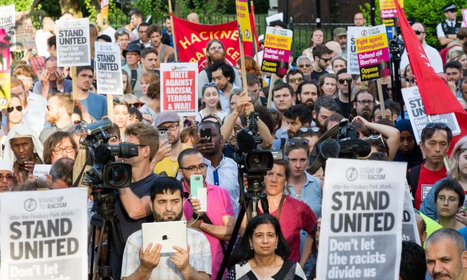 vigil Finsbury Park attack.