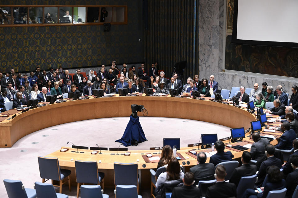 聯合國安理會要求以哈停火，僅美國投下反對票。（圖／Getty Images）