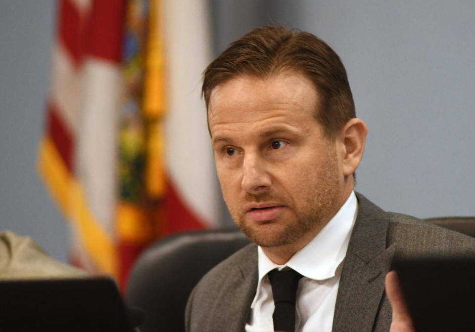 Brevard County Commissioner John Tobia spearheaded the commission's move to reduce the Brevard County supervisor of elections total proposed budget for 2023-24 by $318,223.