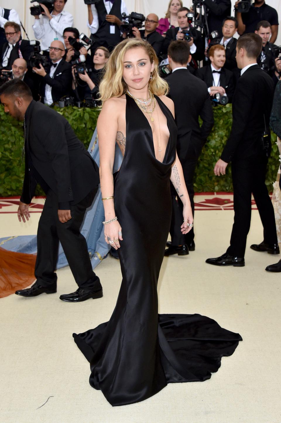 Miley Cyrus at the 2018 Met Gala