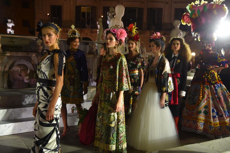 “With its skyline and its energy, New York City is definitely our inspiration,” say Domenico Dolce and Stefano Gabbana of their upcoming Alta Moda show.