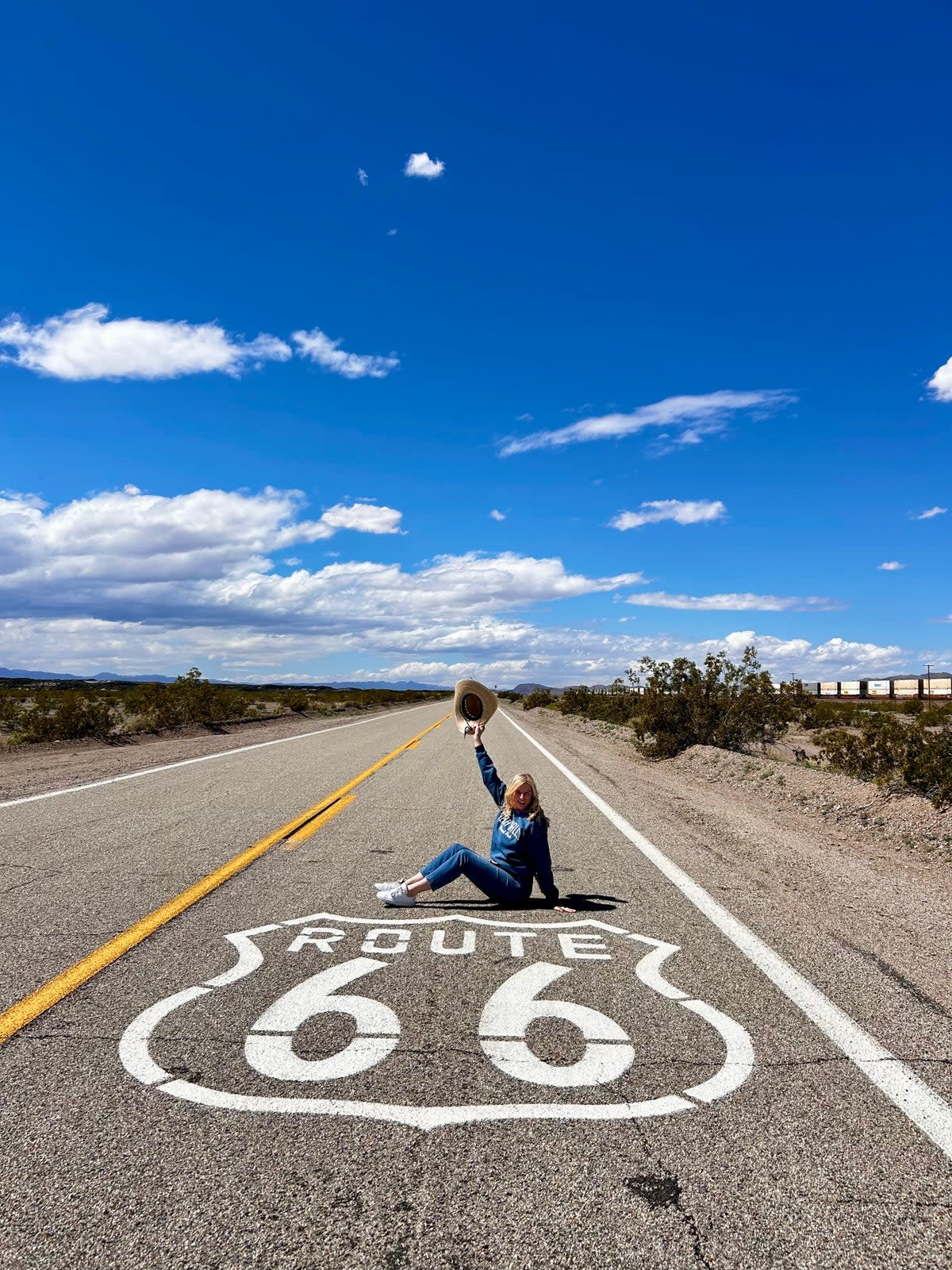 The ‘desert route’ takes in a short section of the famous Route 66 (Laura Sanders)